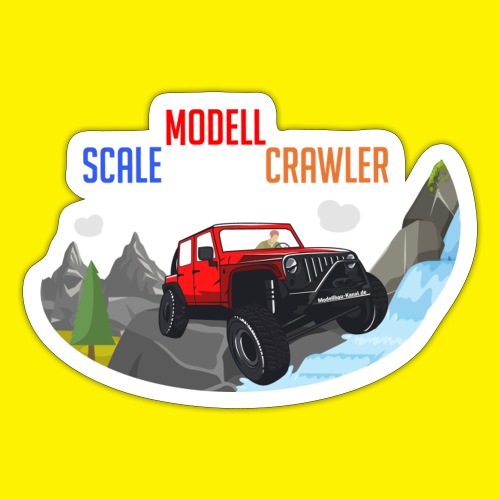 RC SCALE CRAWLER AS CUSTOM RC TRUCK OR RC CAR - Sticker