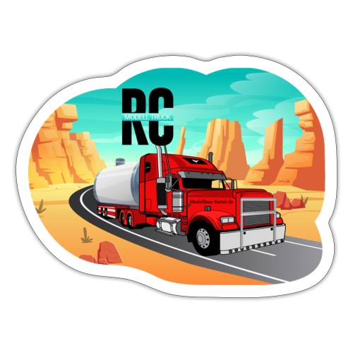 RC MODELLBAU TRUCK BUILT BY RC TRUCK MODEL BUILDER - Sticker