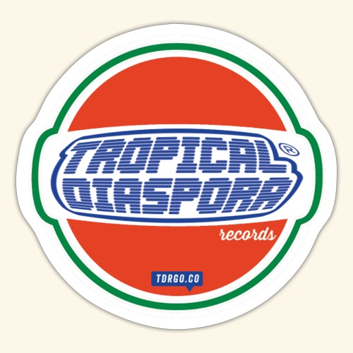 Tropical Diaspora Fish Eye Logo - Naklejka