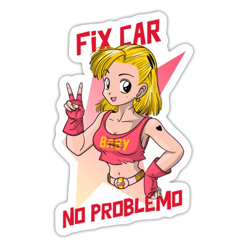 Fix car no problemo - Autocollant