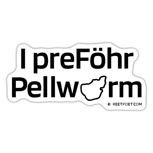 I preFÖHR PELLWORM - Sticker