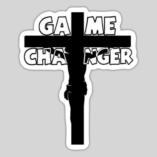 Jesus ist der Game Changer deines Lebens - Sticker