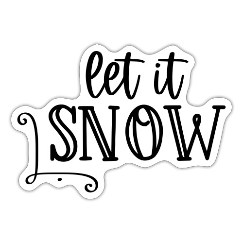 Let it Snow - Sticker