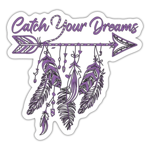 Dreamcatcher träume dir dein Leben federleicht - Sticker