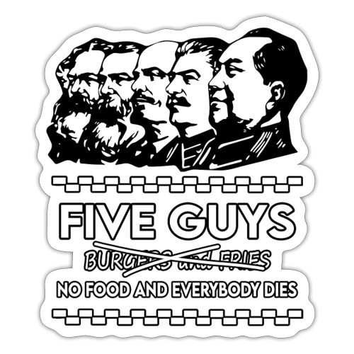 FIVE GUYS - Sticker