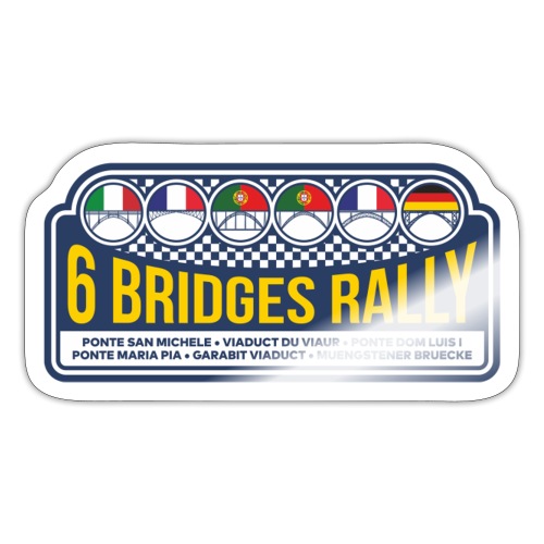 Six Bridges Rally Logo - Sticker