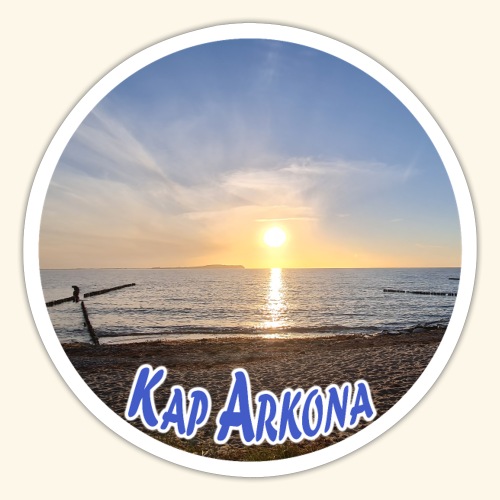 Ostseestrand beim Sonnenuntergang - Kap Arkona - Sticker