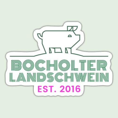 Bocholter Landschwein seid 2016 - Sticker