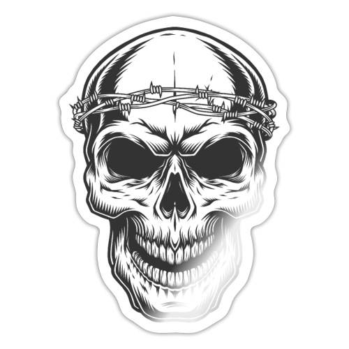 Kunterli Art meet skulls - #KUN-SKU-04 - Exzellent - Sticker