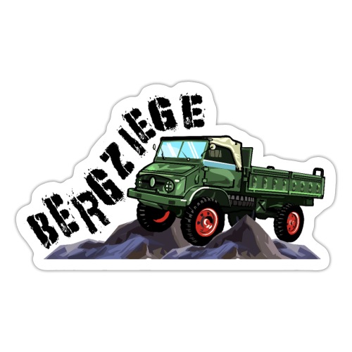 Bergziege - Unimog - Offroad - Oldtimer - Sticker
