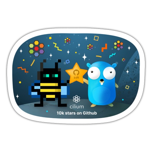 10k stars on Github - Sticker