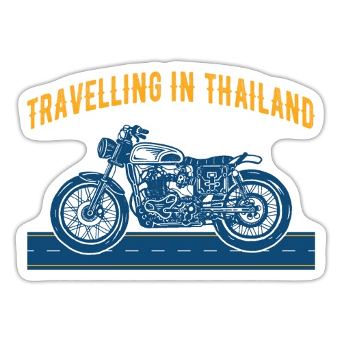 Travelling in Thailand by Motorbike - Sticker
