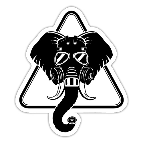 Toxischer Elefant - Sticker