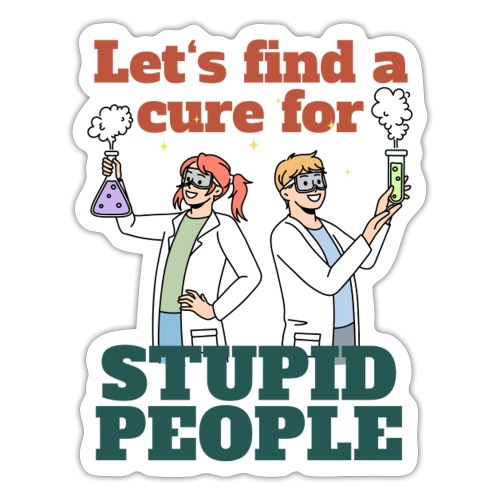 Find a cure - Sticker