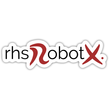 rhsRobotX - Sticker Größe S (10 x 10 cm)