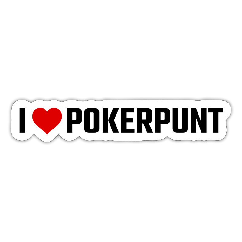I love pokerpunt - Sticker