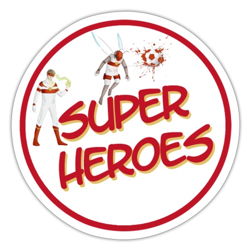 Logo Super Heroes - Sticker