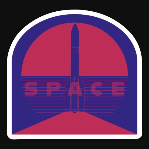 Ariane 6 Space by ItArtWork - Sticker