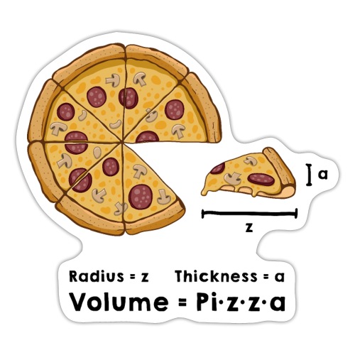 Pizza formulaule - Sticker