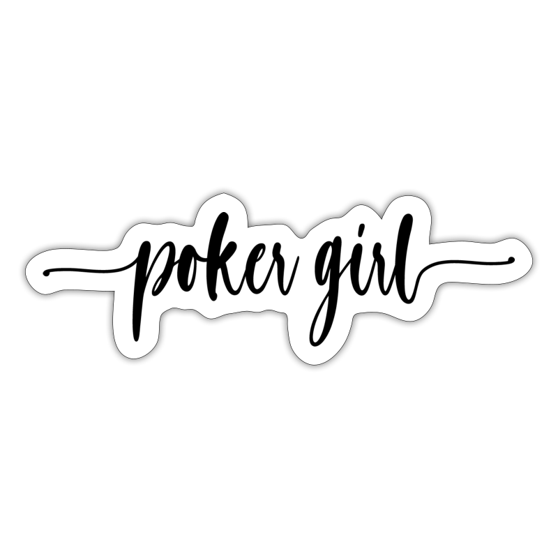 Poker Girl #2 - Sticker