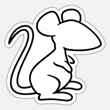Pegatinas de ratoncito | Diseños únicos | Spreadshirt