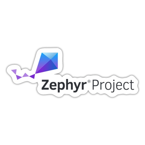 Zephyr Project Logo - Klistremerke