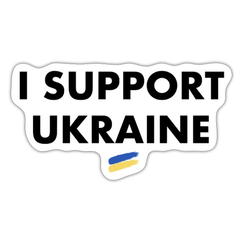 I support Ukraine - Sticker