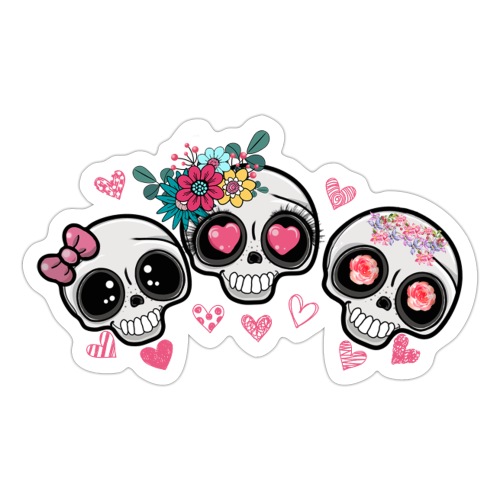 Sweet Skulls - Sticker