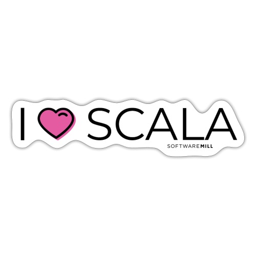 I love Scala - Naklejka