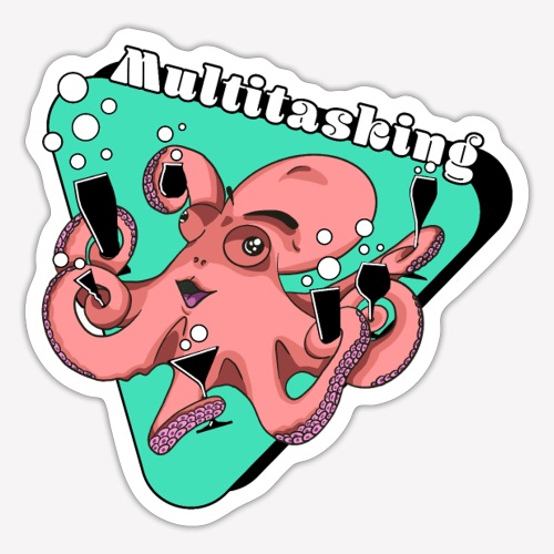 Multitasking Krake - Sticker