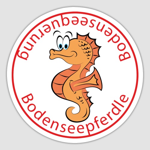 Bodenseepferdle - Bodenseequerung - Sticker