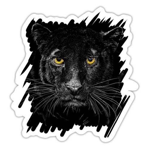 Schwarzer Panther - Sticker