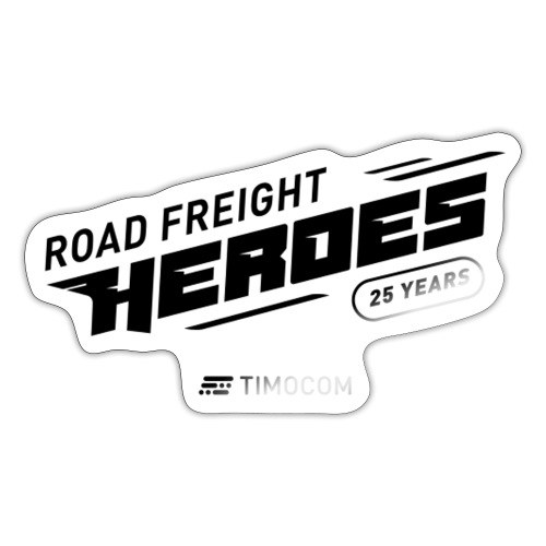 RoadFreightHeroes Logo BLACK - Sticker