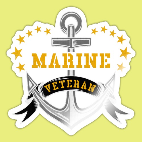 Anker Marine Veteran - Sticker