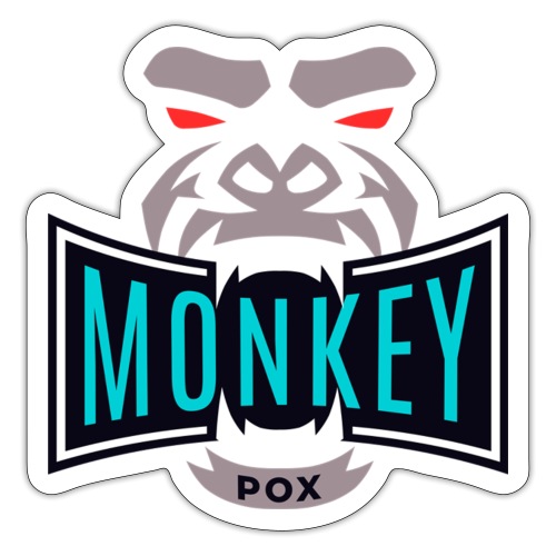 Monkey POX - Naklejka
