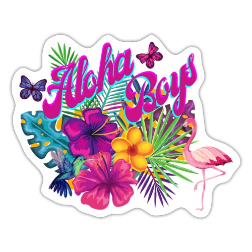 Aloha Boys - Sommer, Sonne, Strand und Palmen - Sticker