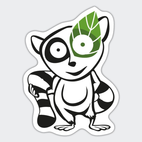 lemur nesch - Sticker