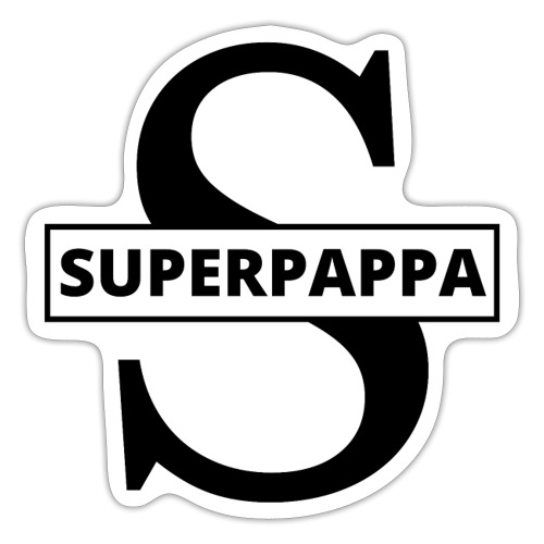 Pappa / Superpappa - Klistremerke