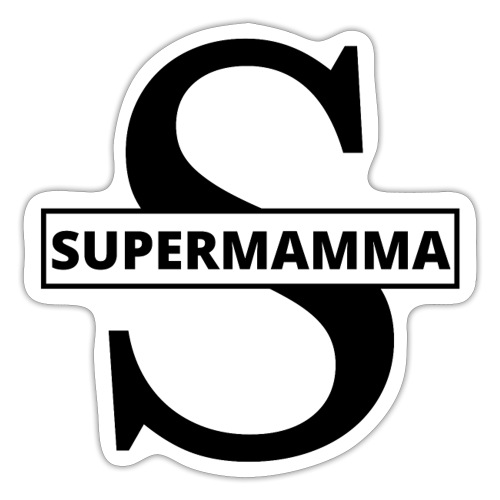 Supermamma - Verdens Beste Mamma - Klistremerke