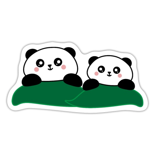 Panda | Zwart Wit | Dieren - Sticker