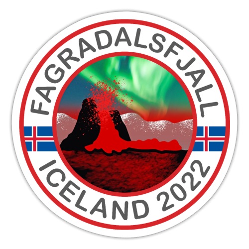 HUH! Fagradalsfjall 2022 #02 (Full Donation) - Sticker