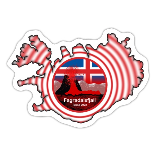 HUH! Fagradalsfjall 2022 #04 (Full Donation) - Sticker