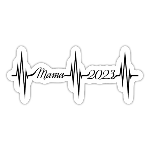 Mama 2022, Mutter werden, Eltern, Schwangerschaft - Sticker