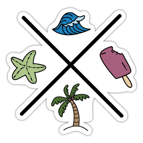 Design für den Sommer - Sticker