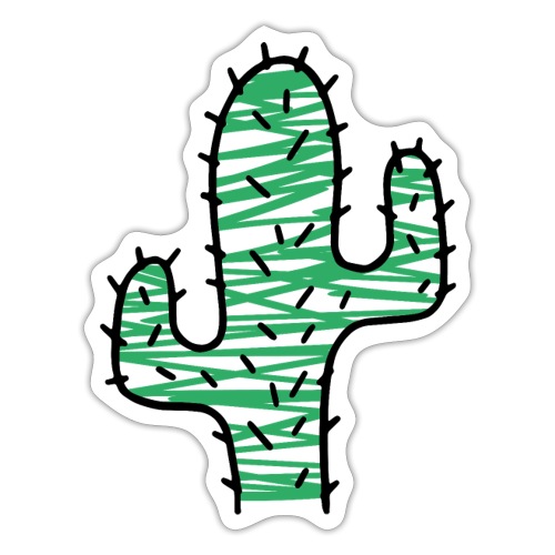 Kaktus sehr stachelig - Sticker