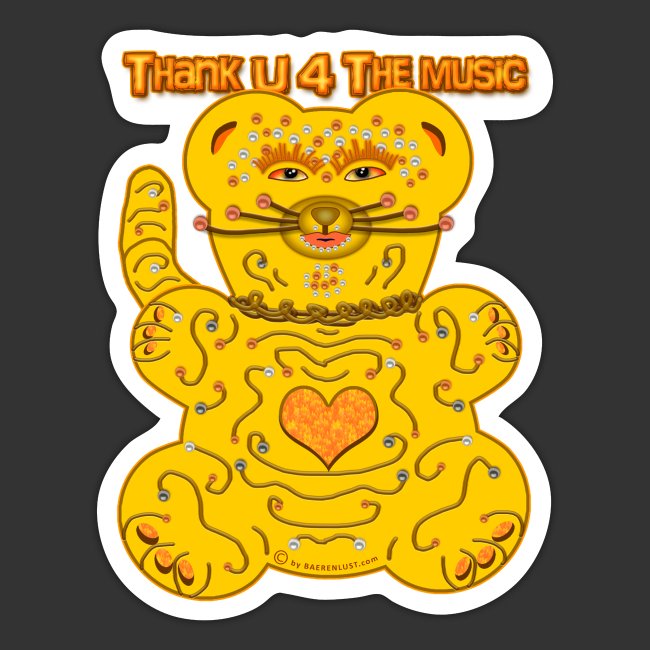 Thx U 4 the music * bear-cat in yellow