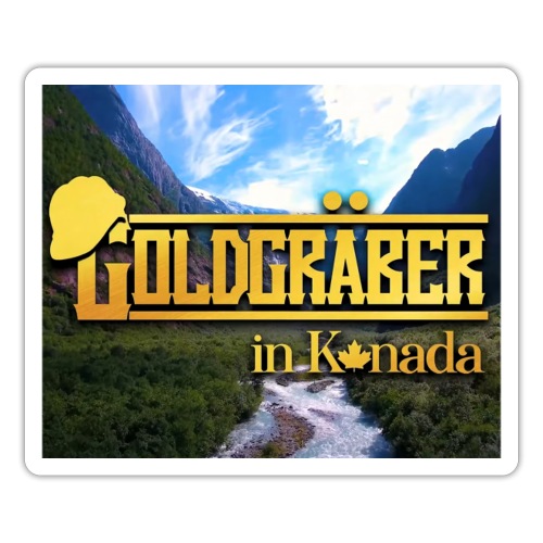Goldgräber in Kanada - Sticker