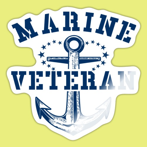 Marine Veteran - Sticker