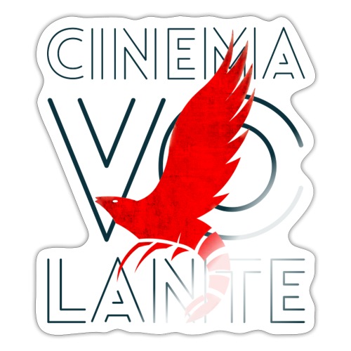 Logo Vintage Lettere Grande | cinemaVOLANTE - Sticker