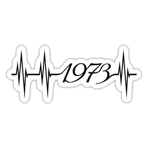 Jahrgang Geburtstag 1973, 50 Jahre, Jubiläum - Sticker